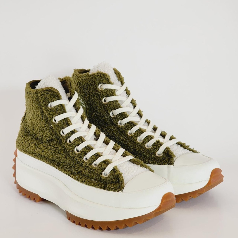 Converse run star hike Olive Green High-Top Women's Sneakers